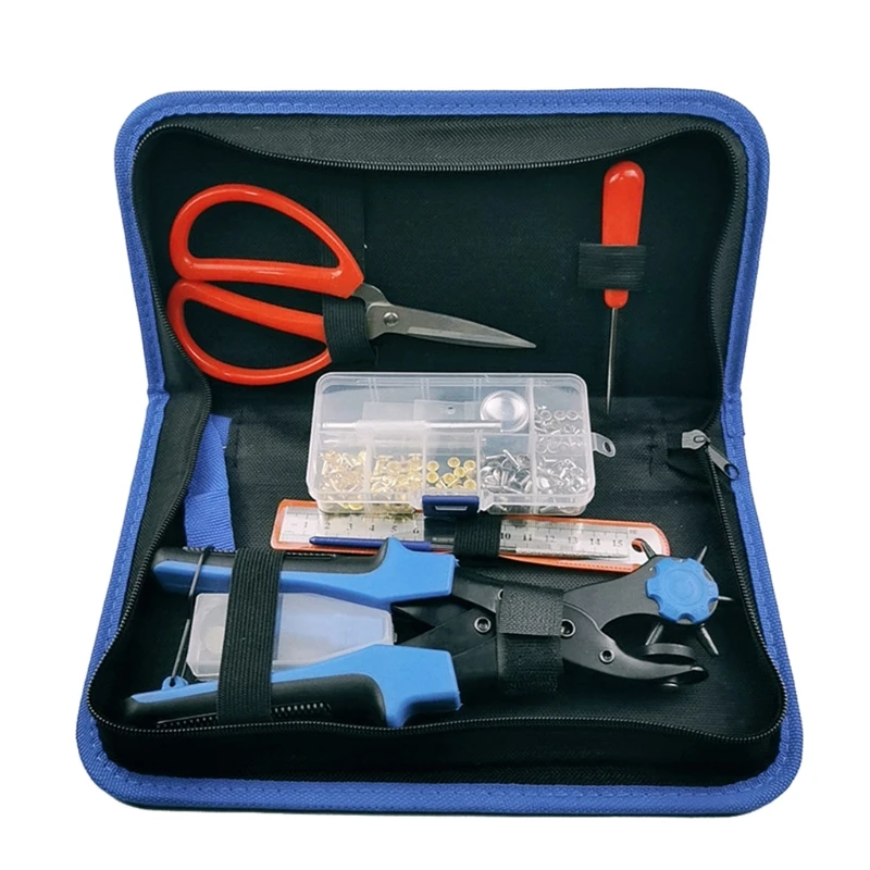 

MXLB Leather Hole Punch Pliers Tool Set DIY Home Craft Projects Heavy Duty Rotary