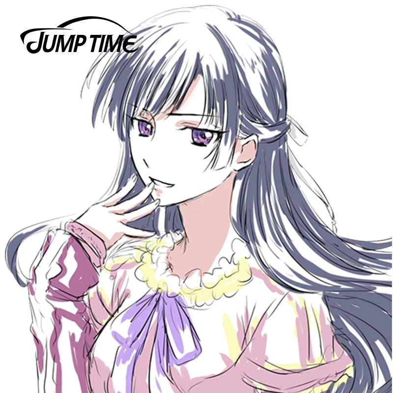 JumpTime 13 см x 12 8 аниме Kakumeiki Valvrave The милые девушки Rukino Саки наклейки на автомобиль для