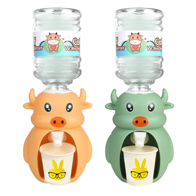 

Drinking Fountain for Water Juice Milk Simulation Cartoon Calf Kitchen Toy
