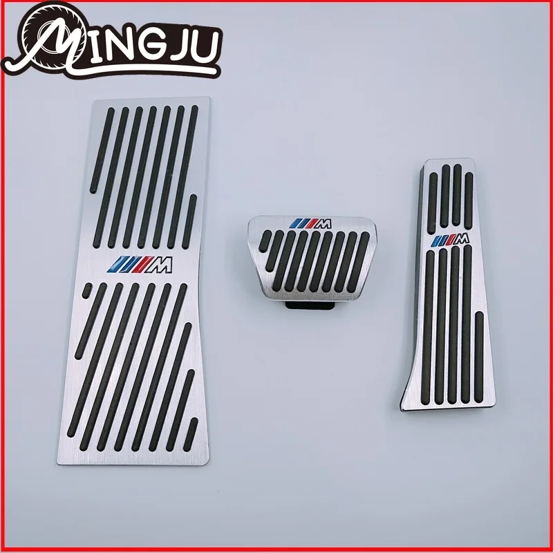 

Aluminium Alloy Car Pedal Brake Gas Refit Pedals Foot Rest Sticker for BMW X5 2019 2020 Accessories