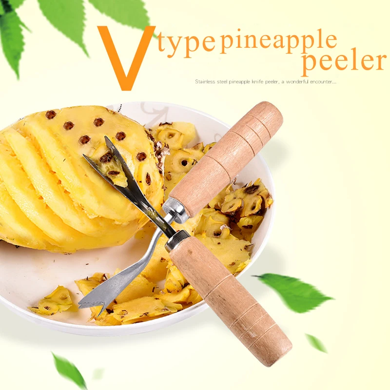 Кухонные аксессуары из нержавеющей стали коммерческий V образный нож для чистки