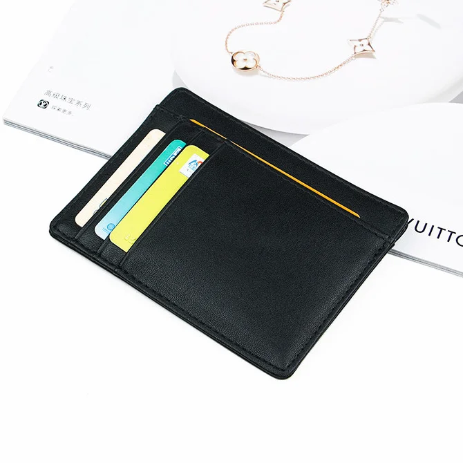 Кошелек из натуральной кожи с блокировкой Rfid для кредитных карт защита