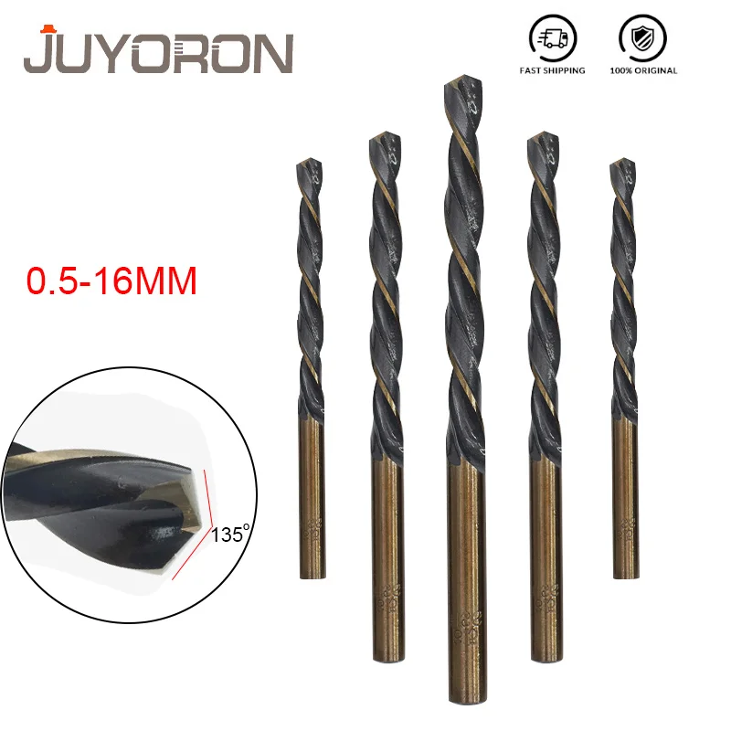 Набор кобальтовых спиральных сверл M35 из быстрорежущей стали 0 5-16 мм сверла для