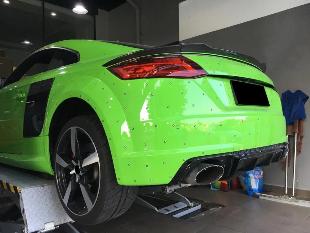 3 шт. задний спойлер для багажника автомобиля из углеродного волокна Audi TT & TTS RS 2015
