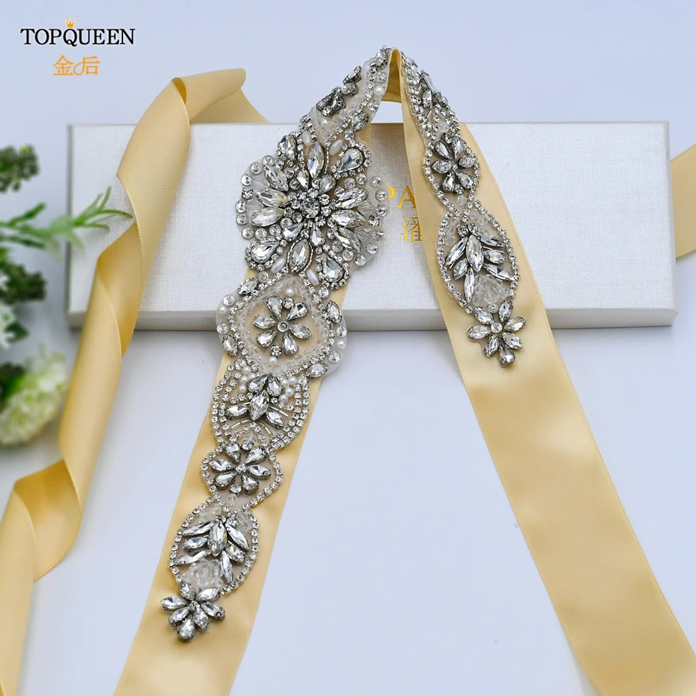 TOPQUEEN S433 пояса для свадебного платья Свадебный ремень с крестом свадебное платье