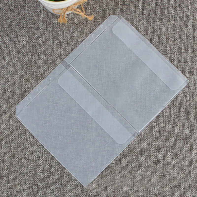 Прозрачный держатель для карт 10 шт./лот аксессуары из ПВХ колец переплетов A5