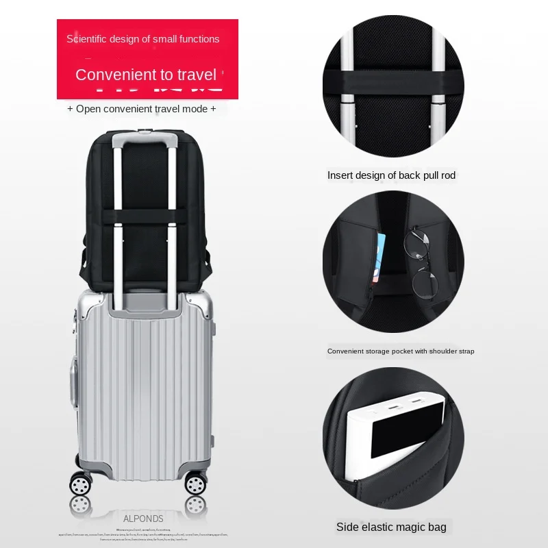 Рюкзак Modoker для мужчин Многофункциональный школьный ранец подростков деловая