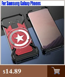 Модный классный Алюминиевый металлический чехол капитан США для Xiaomi 9 SE 8 Lite 6 6X 5X 5S Plus Redmi задняя крышка HP101