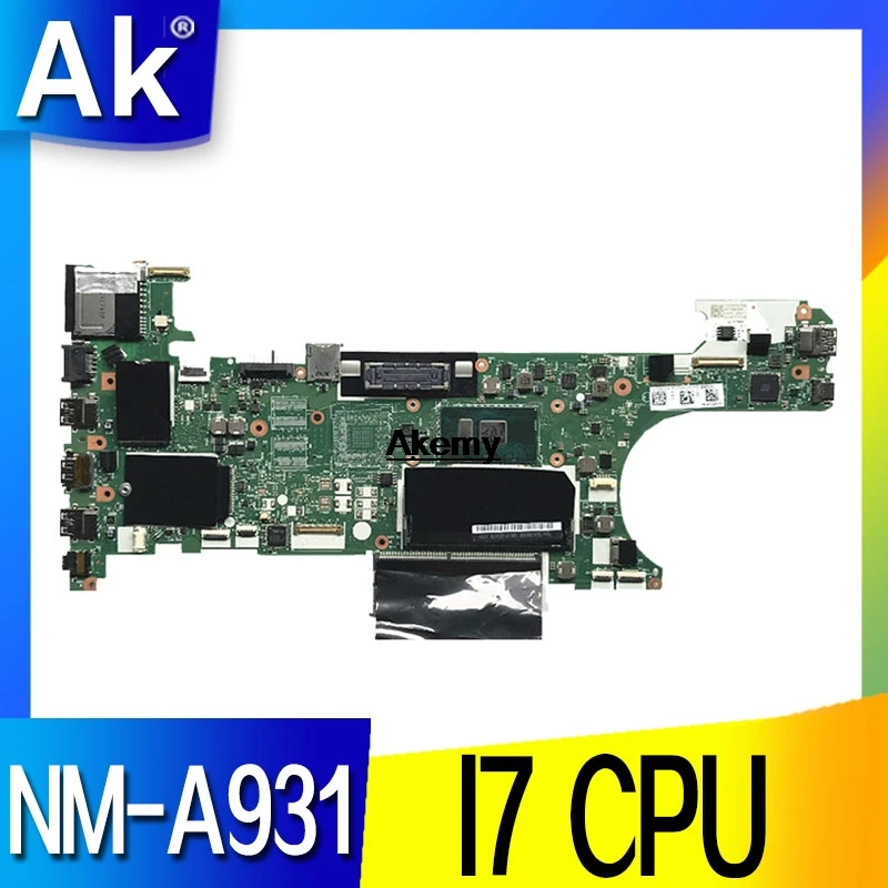 Для lenovo THINKPAD T470 Материнская плата ноутбука CT470 NM A931 с i7 7500U 7600u Процессор DDR4