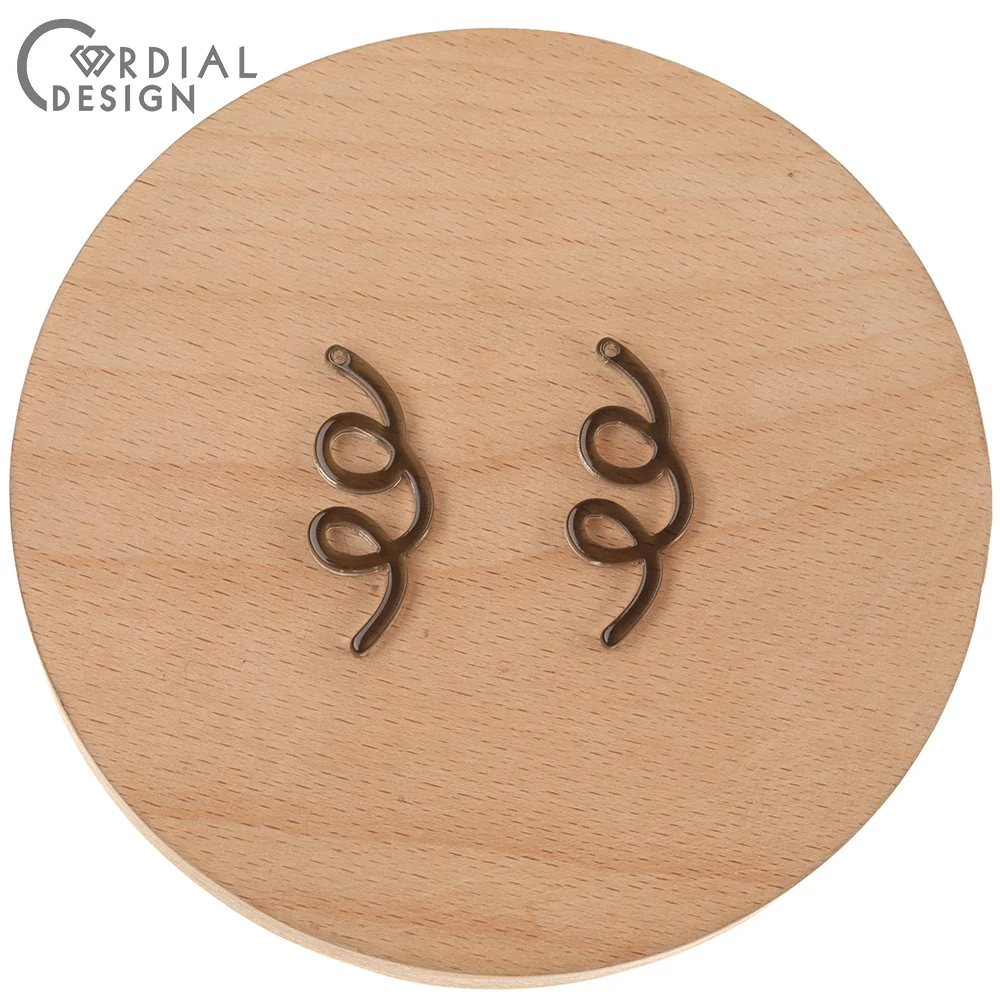 

Cordial Design 200Pcs 13*32MM Jewelry Accessories/Hand Made/DIY Pendant/Twisty Shape/Earring Findings/Jewelry Making/Charms