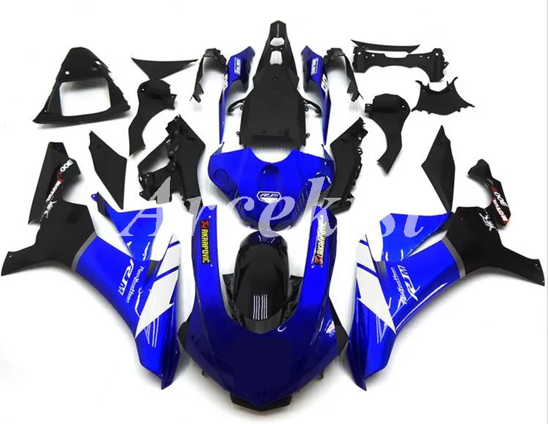 

Custom Motorcycle New ABS whole Fairings kit Fit for YAMAHA YZF-R1 R1 2015 2016 2017 2018 2019 15 16 17 18 19 black blue glossy
