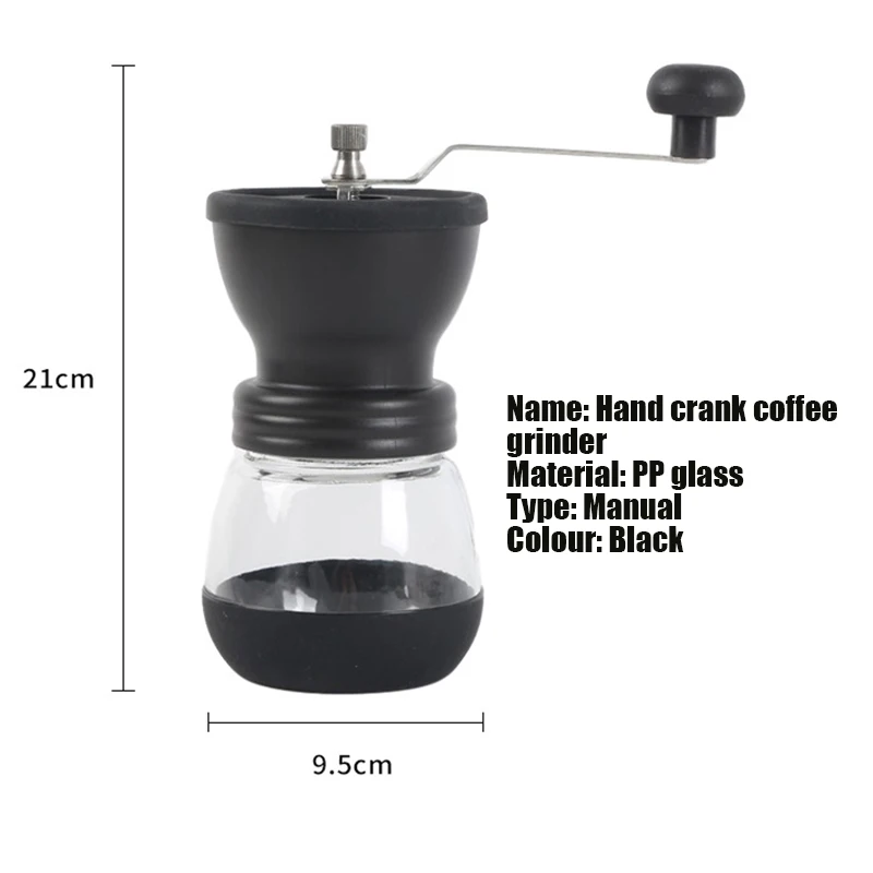

NIUXILIFE Coffee Grinder Mini Stainless Steel Hand Manual Handmade Coffee Bean Burr Grinders Mill Kitchen Tool Grinders