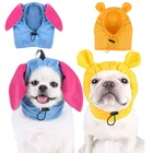 Шапка для косплея домашних животных, теплая уличная головная повязка для собаки, реквизит для фото на Рождество, Хэллоуин, забавное украшение для чихуахуа, костюмы для собак, товары