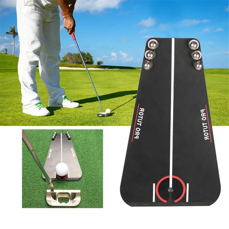 

Golf Putting Mirror Alignment Training Aid Swing Trainer Eye Line Golf Swing Straight Practice Mirror Golf Supplies