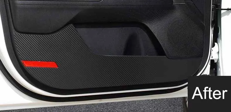 Автомобильный Стайлинг внутренняя наклейка для боковой двери Противоударная