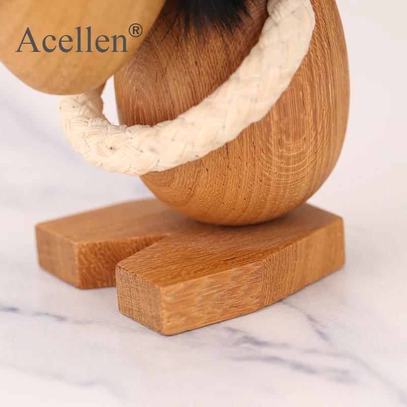 Деревянный мыслитель фигурка домашний декор Современная Скандинавская