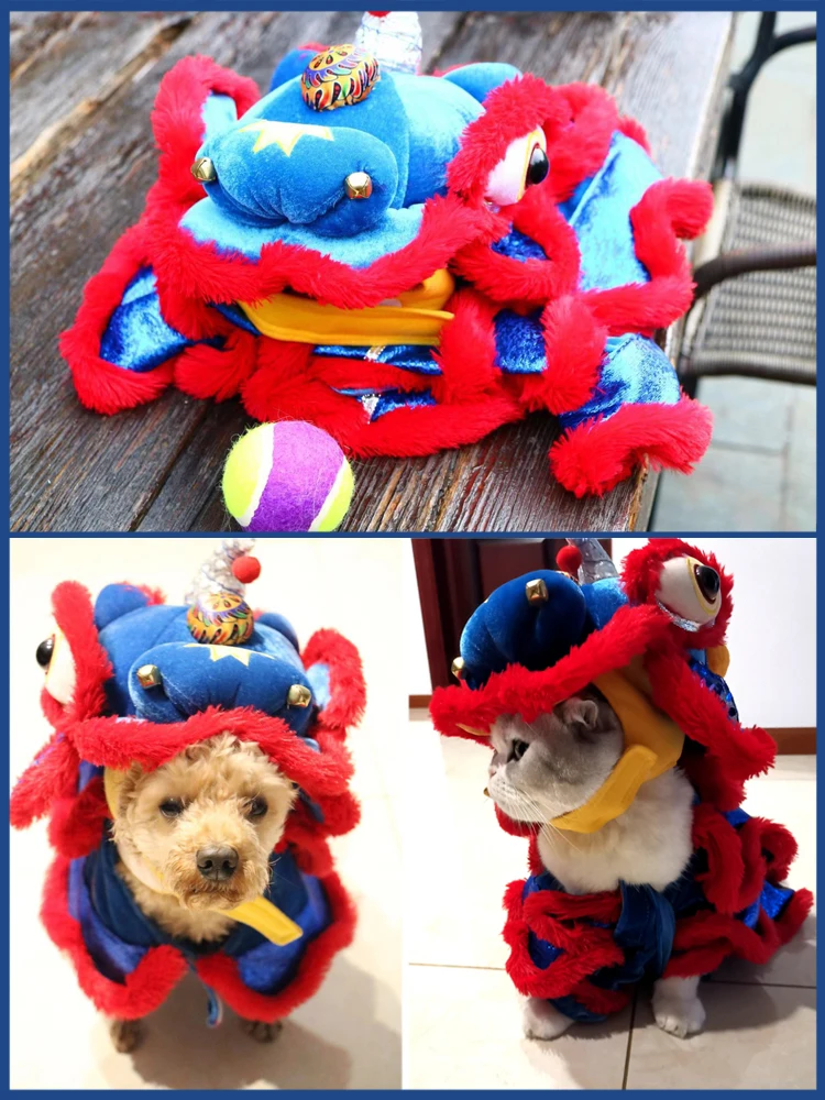 Одежда для танцев с Львом кошек собак корги Тедди лубан | Дом и сад