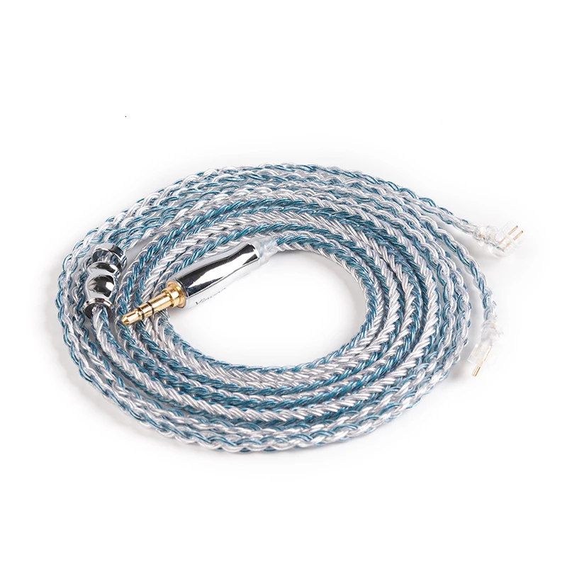 Yinyoo 16 Core High Purity Silver Plated Cable 2.5/3.5/4.4MM With MMCX/2PIN/QDC TFZ FOR KZZS10Pro AS10 ZSNPRO C12 V90 BLON BL-03