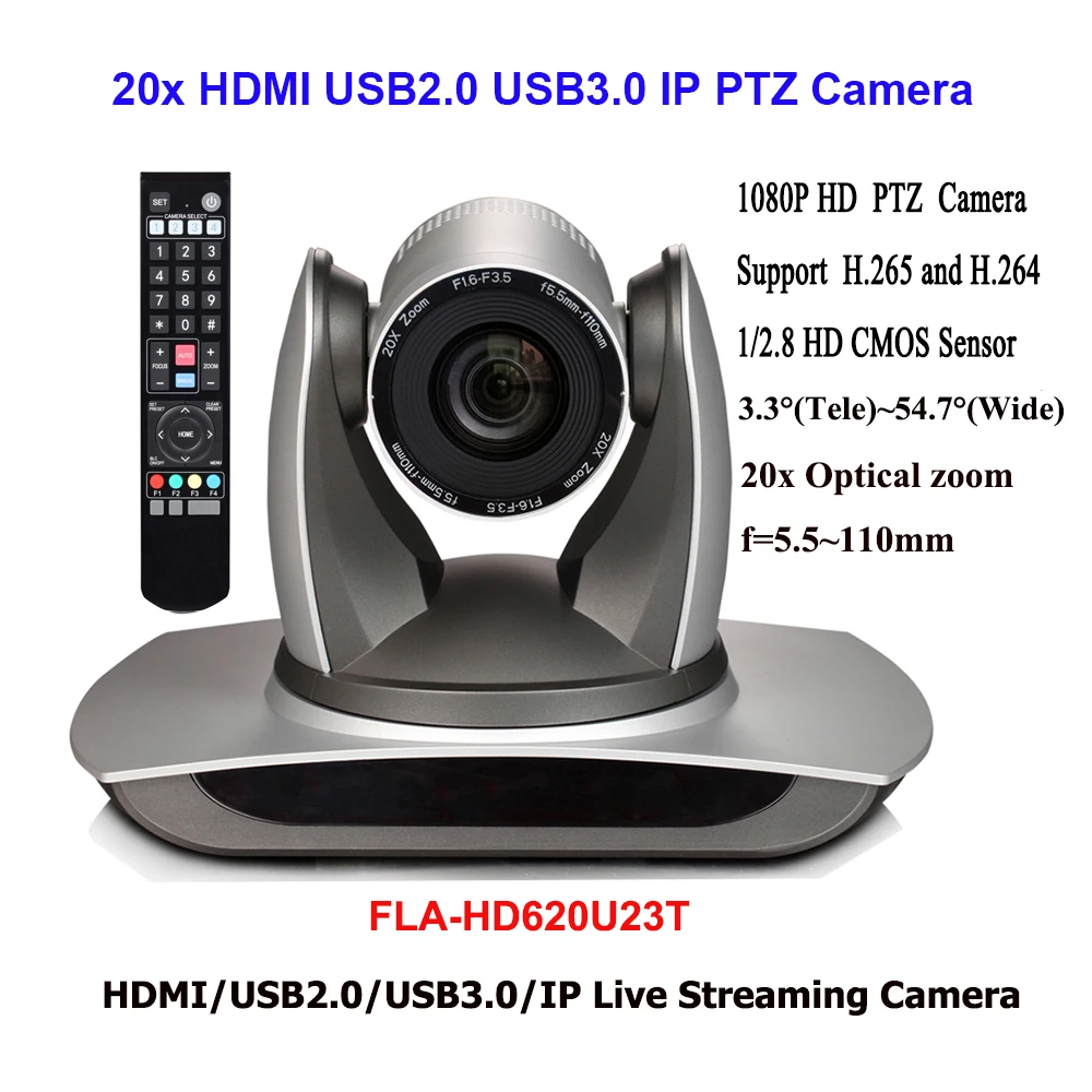 Камера видеонаблюдения PTZ HDMI USB 2 0 3 0|Камеры видеонаблюдения| |