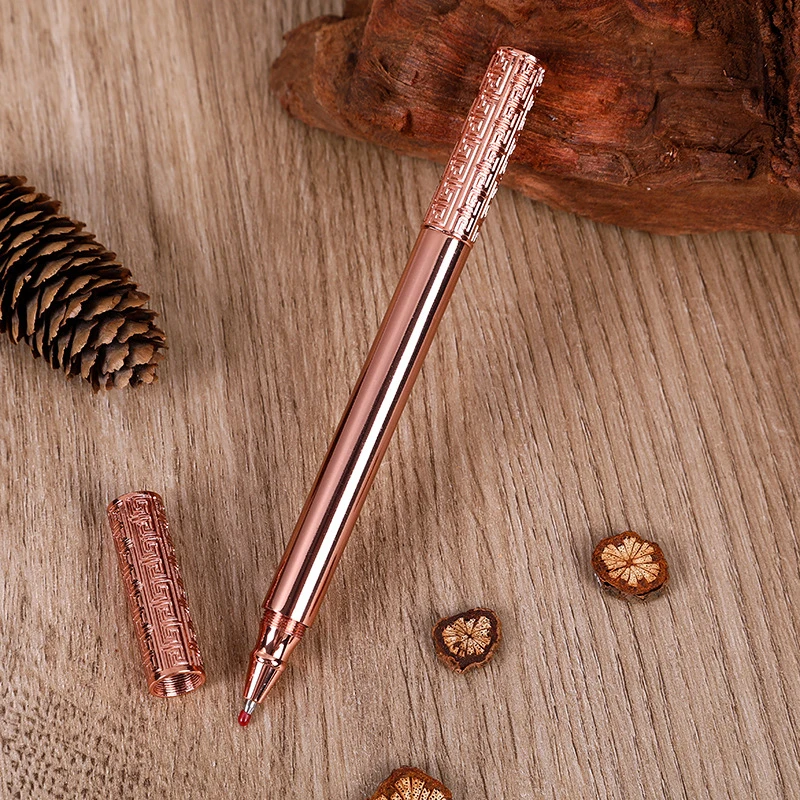 

Brand Roller Ball Pen Full Metal Luxury Ballpoint Pen For School Office Writing Supplies Gel Pen Custom Ink