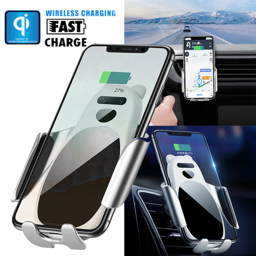 CARPRIE 15 Вт беспроводное автомобильное зарядное устройство автоматический зажим