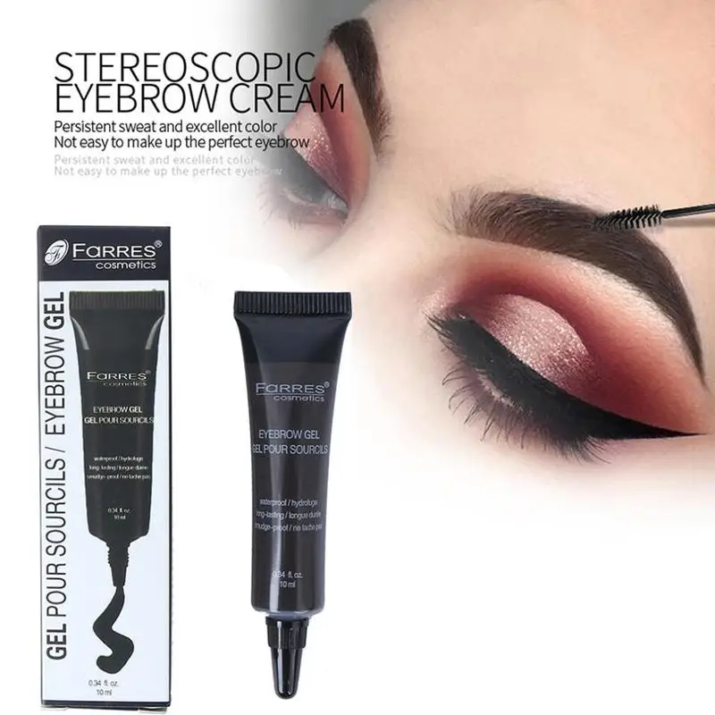 Натуральный 6 цветов жидкий крем для окрашивания бровей Набор водостойкий