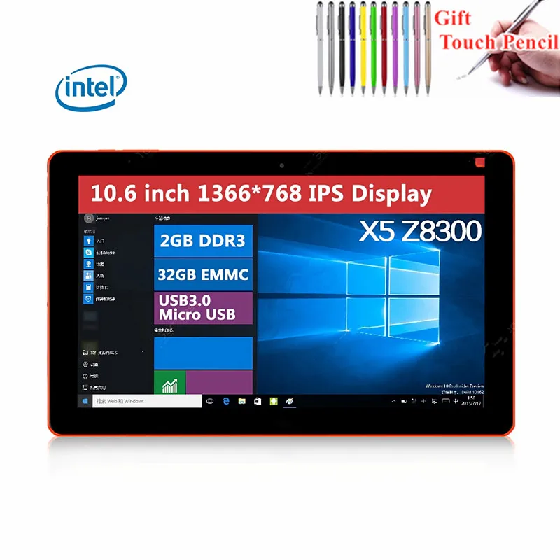 

EZpad 4s 2 в 1 Ultrabook Tablet PC 10,6 дюймов IPS экран Intel Cherry Trail Z8300 64 бит четырехъядерный 1,44 ГГц 2 + 32 ГБ