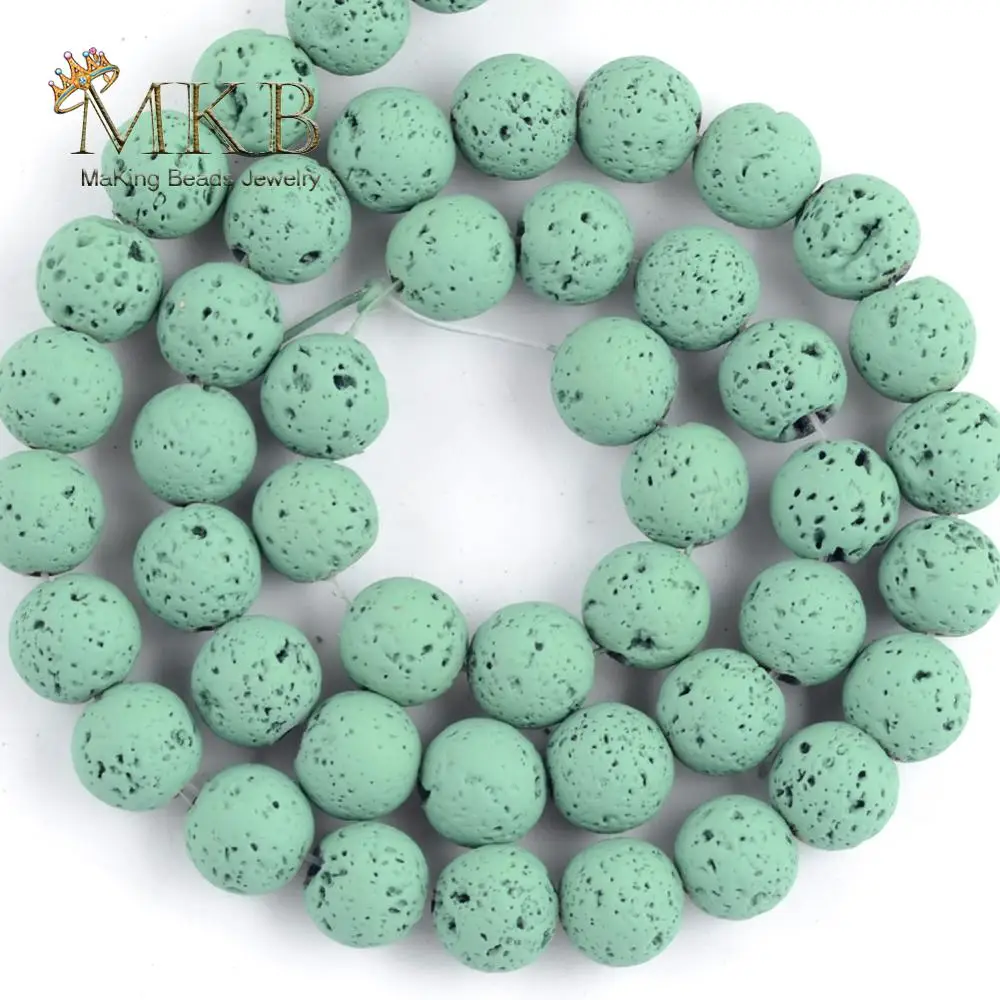 Круглые Бусины Из Натурального светильник-зеленого гематита 4/6/8/10/12 мм для