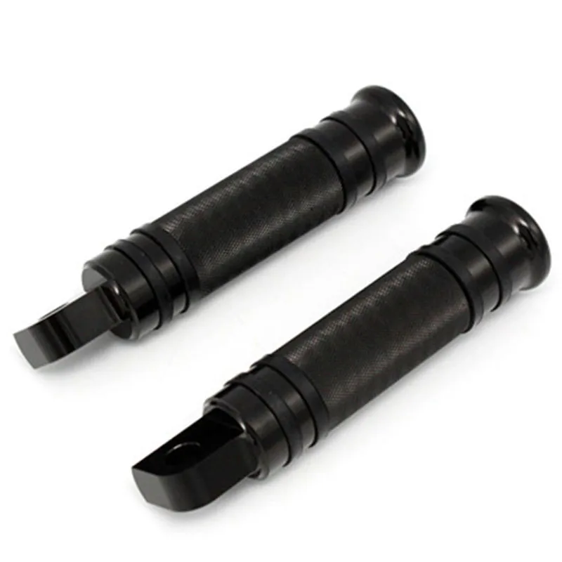 Мотоциклетные черные колышки для ног 1 пара передняя и задняя педаль Harley Touring