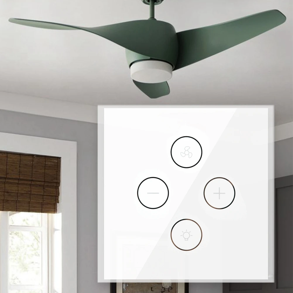 

Умный переключатель скорости SOONHUA, Умный вентилятор Wi-Fi, потолочный светильник переключатели для вентиляторов, настенная панель, переключа...