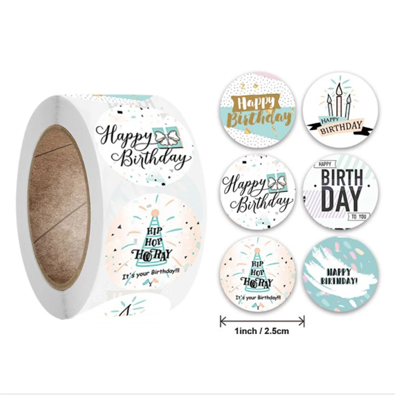 

Gift Sealing Stickers 500pcs Thank you Love Design Diary Scrapbooking Stickers Festival Birthday Party Gift Decorations Labels