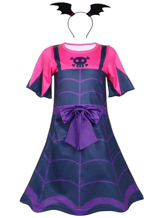 Детский костюм вампира резинка для волос летние платья принцессы девочек