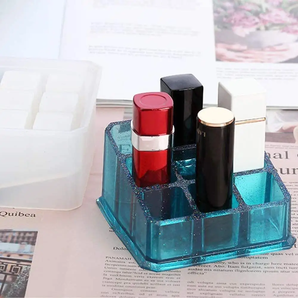 Силиконовые формы для смолы эпоксидной с кристаллами изготовления шкатулки