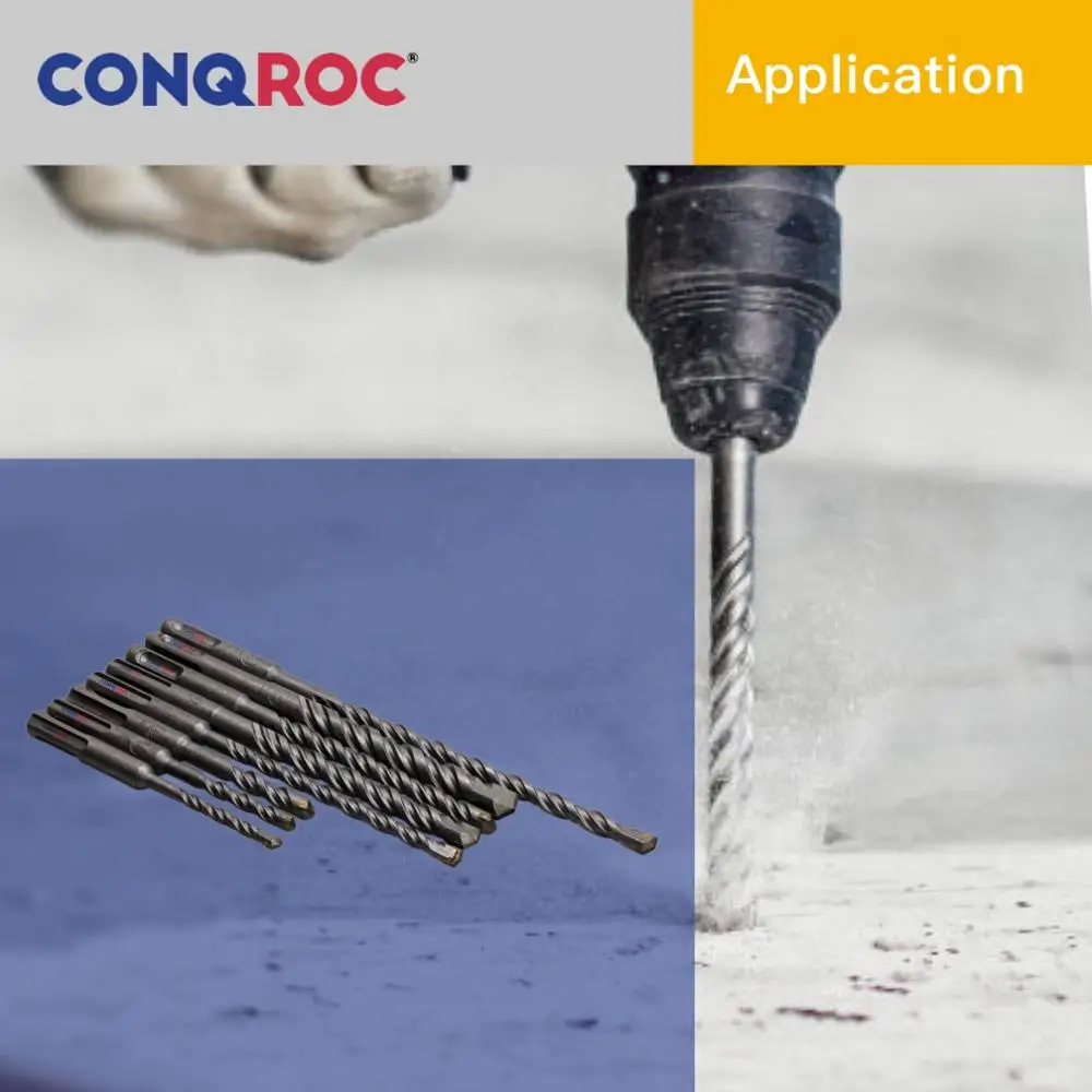 Электрический молоток SDS Plus набор сверл для каменной кладки 8 шт. гипсокартона