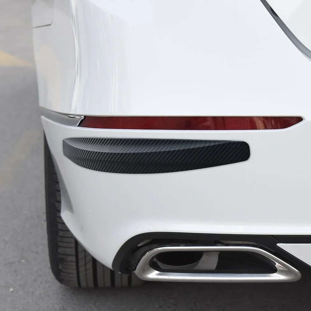 2 шт. наклейки на бампер автомобиля из углеродного волокна|Тюнинговые молдинги| |