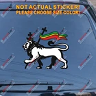 Лев Иуды раста растафари Ямайки наклейка автомобиля виниловая Светоотражающая глянцевая