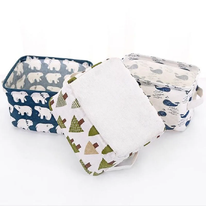 1 шт. водонепроницаемый Органайзер из хлопка и льна|Коробки ящики для хранения| |