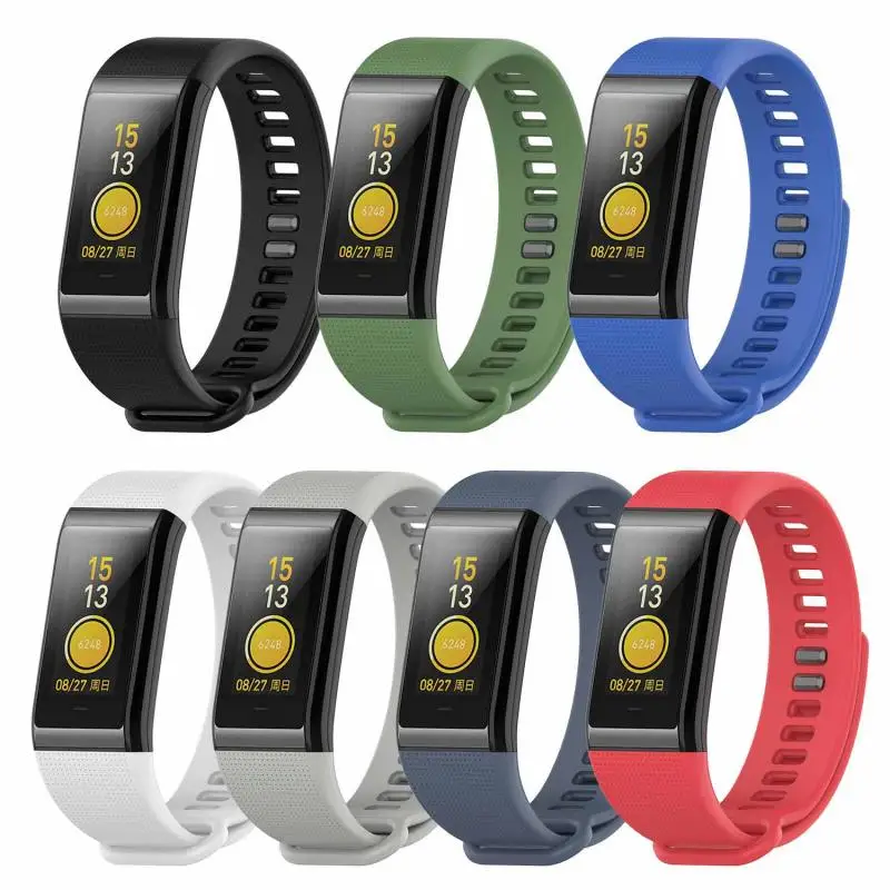 Ремешок силиконовый цветной для смарт часов Amazfit Huami COR Meter A1702|Смарт-аксессуары| |