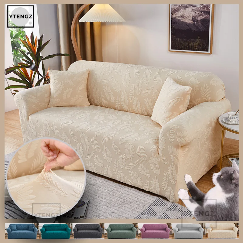 

Thick Sofa Protector Jacquard Solid Printed Sofa Covers For Living Room Couch Cover Corner Sofa Slipcover L Shape