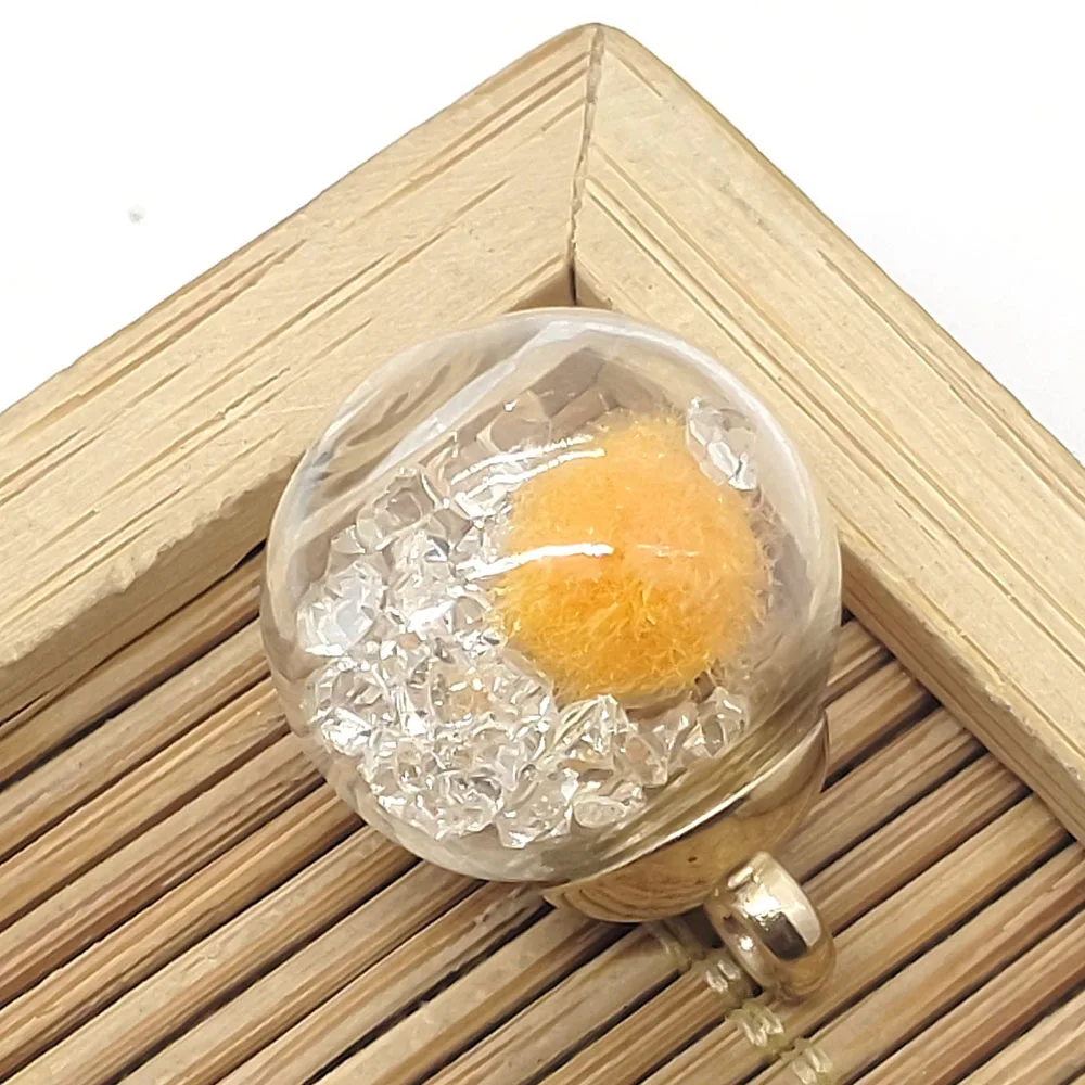 Подвеска в виде стеклянного шара 5 цветов хрустальное ожерелье стеклянная банка