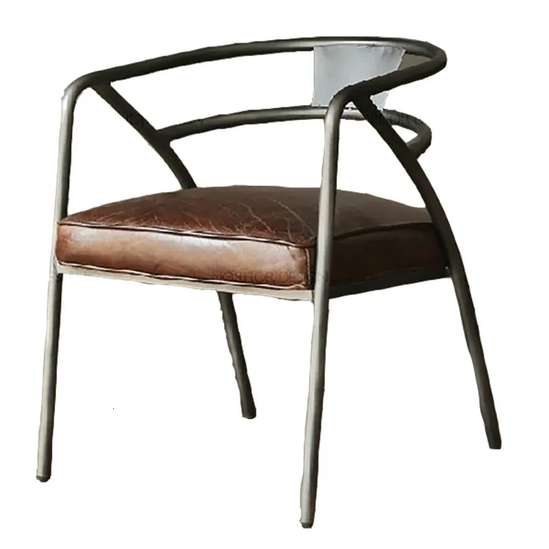 

Leisure loft iron dining chair cafe hotel creative chair home office chair computer chair chair