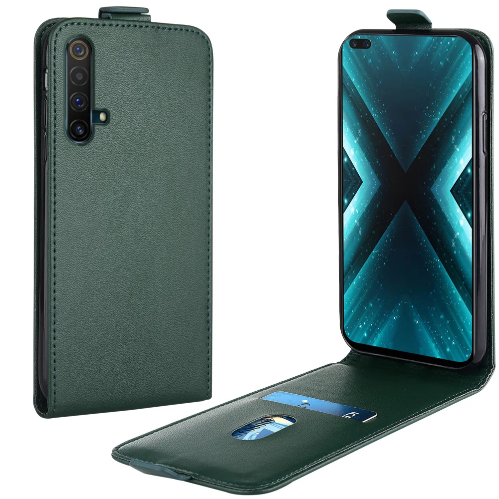 

Кожаный чехол-книжка для Realme X3, чехол RMX2142 RMX2081 RMX2085, Вертикальный чехол для Realme X3 x3, чехол для телефона