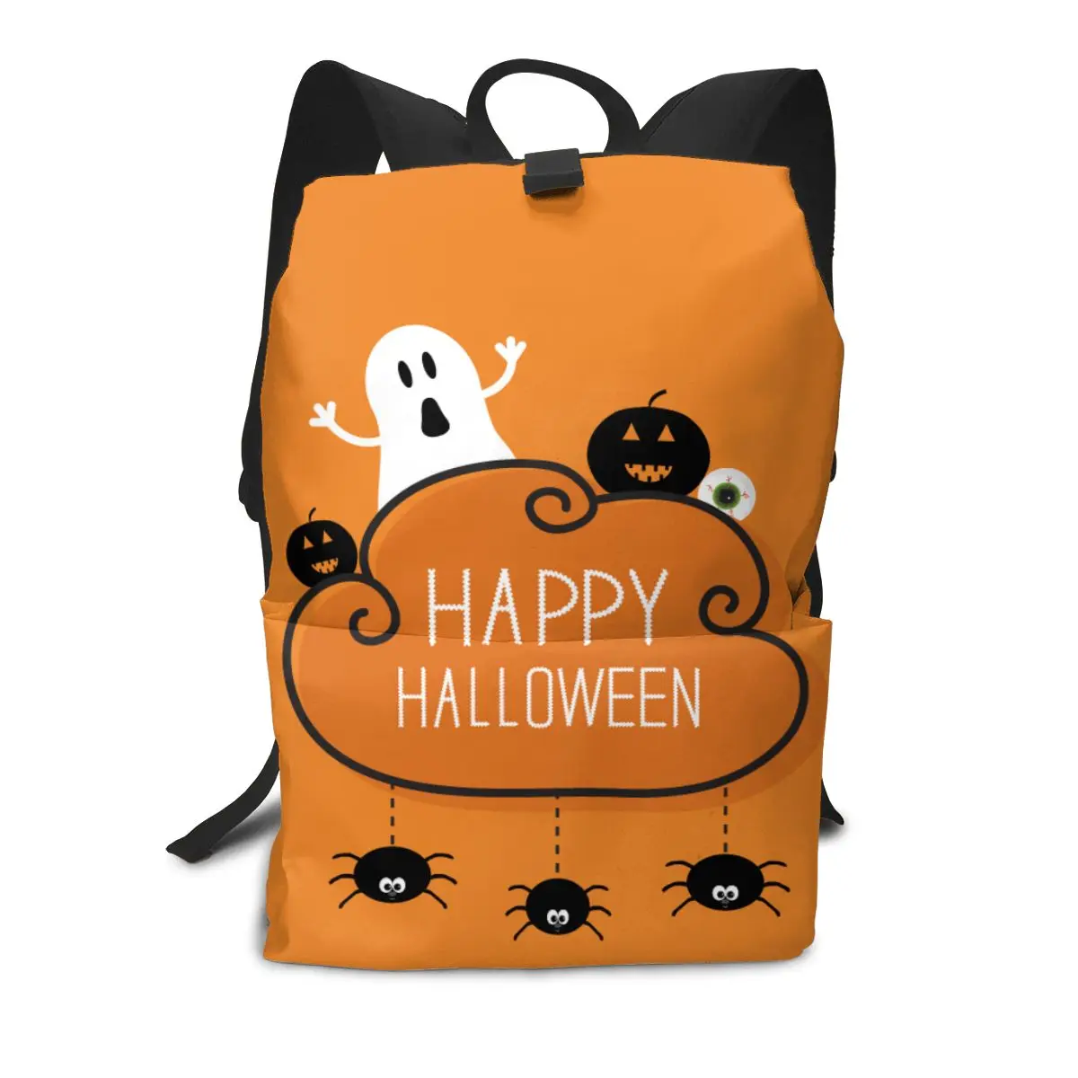 

Рюкзаки Happy Halloween Spooky Bugs, большой рюкзак из полиэстера для подростков