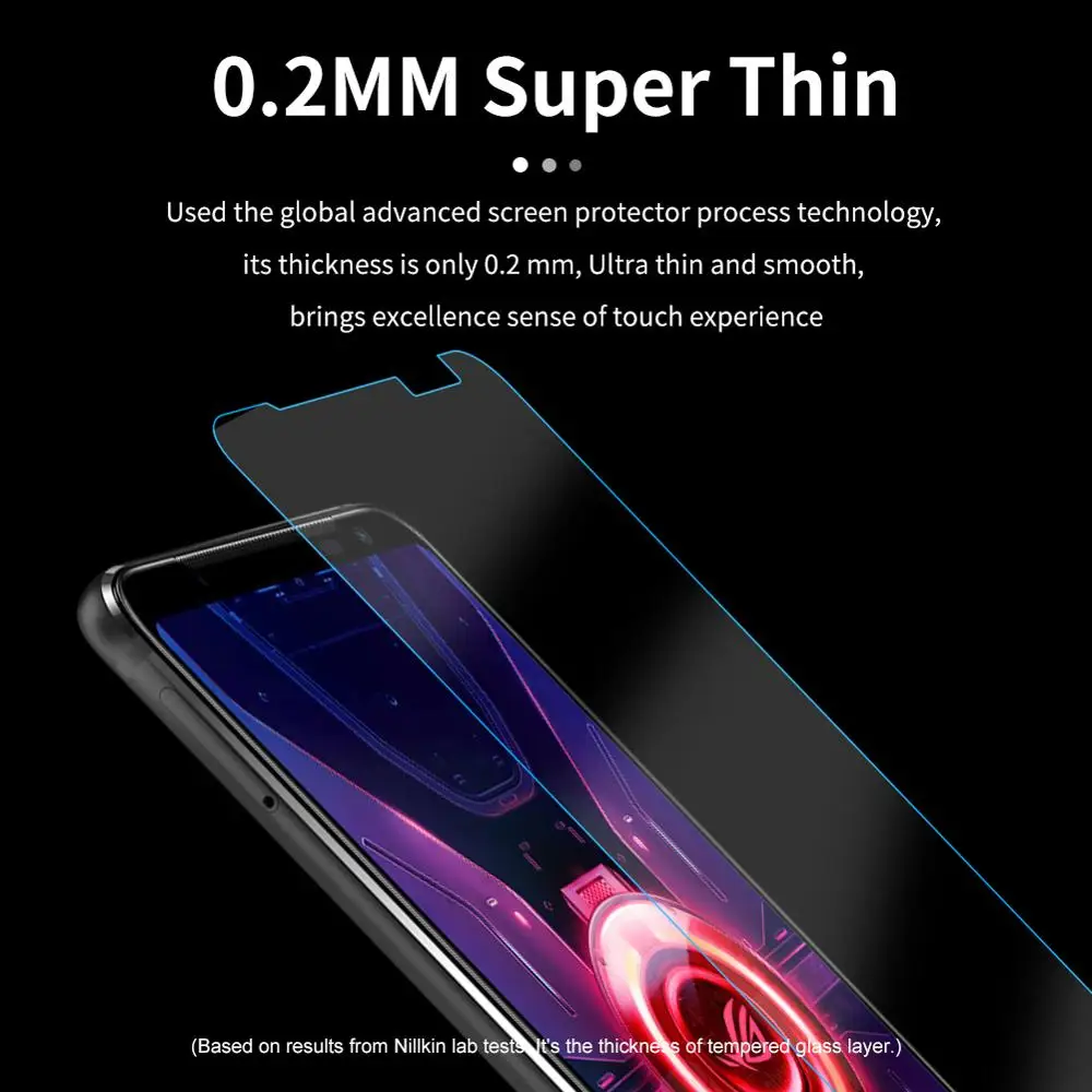 Nillkin 9h/ч + PRO 2.5D Закаленное стекло для защиты экрана Asus ROG Phone III 3 strix Nilkin|Защитные