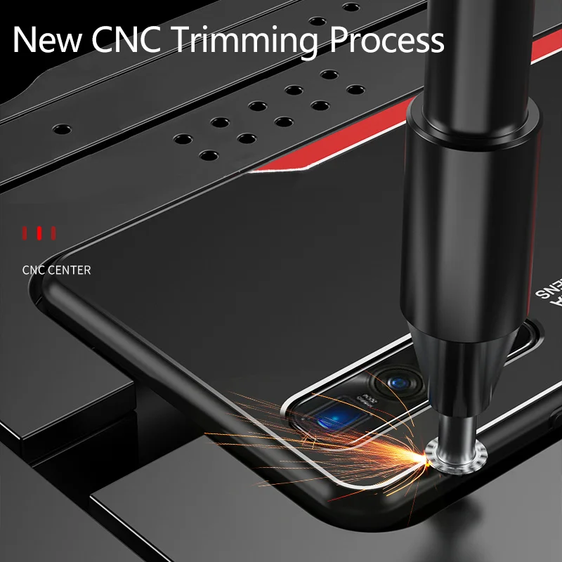 phone case for oppo find x2 pro case metal panel tpu frame cover for oppo find x2 lite neo a9 a5 2020 realme xt reno 3 2z 2f 2 free global shipping