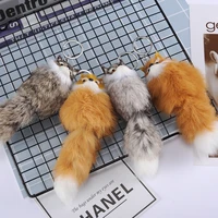 animal plush toy pendant small fox shaped doll keychain car pendant children%e2%80%99s small gifts play house toys kids toys
