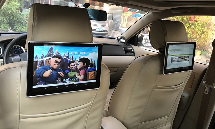 11,8 дюймов для заднего сидения автомобиля, Экран HD 1920X1280 воспроизведение видео в формате 4K Android 8,1 сзади развлечения Системы с WI-FI Bluetooth USB ИК