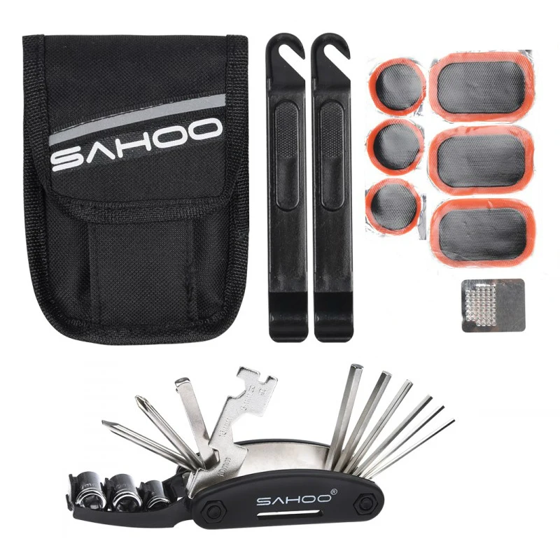 Набор инструментов для ремонта шин SAHOO 16 в 1 комплект аксессуаров горных и