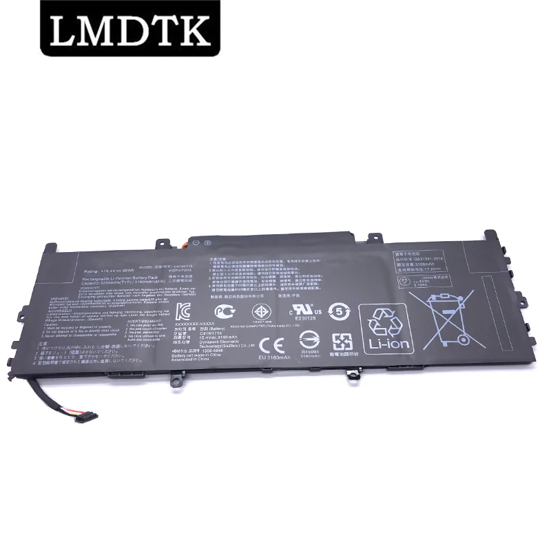 LMDTK New C41N1715 Аккумулятор для ноутбука ASUS UX331FN UX331UA-1B UX331UN UX331UN-1E U3100UN 0B200-02760000 15 4 V 50WH |