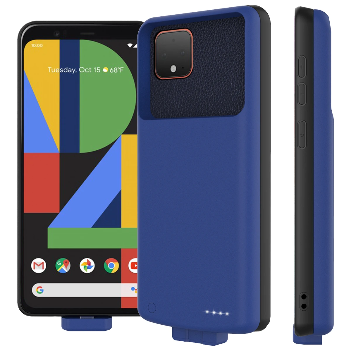 Чехол для зарядного устройства Google Pixel 4 XL 7000 мА * ч съемный магнитный чехол